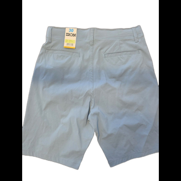 NWT Iron Co Mens Shorts Size 30 Stretch Tech Fabric Gulp Blue NEW Casual - Picture 2 of 7